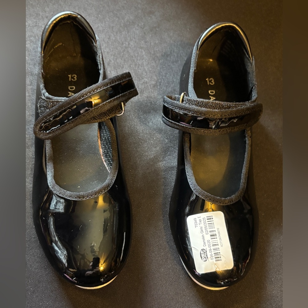 Black Patent Leather Kids Shoes